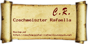 Czechmeiszter Rafaella névjegykártya